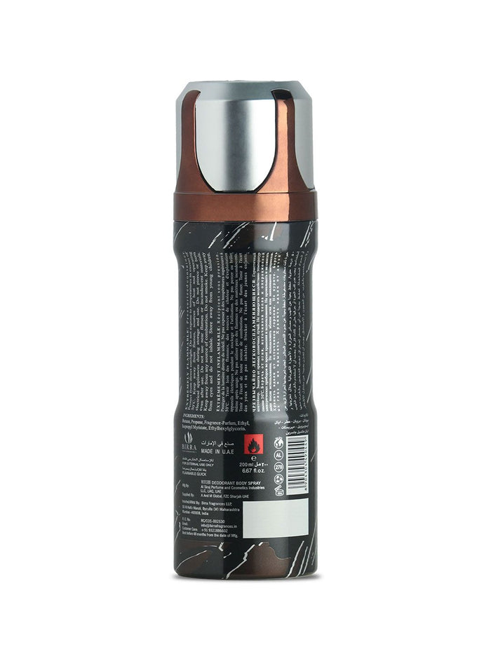 Birra Milano Max & Wild Side Deodorant Body Spray Combo (2 X 200ml)