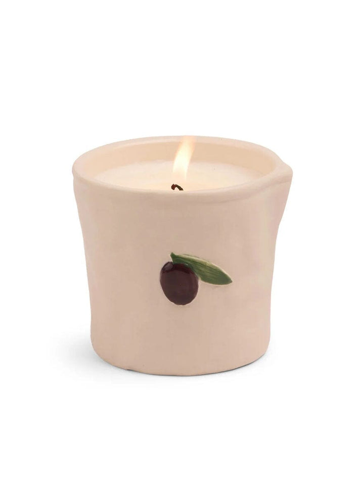Bistro Olive Ceramic Candle - Fig & Olive - 8oz.