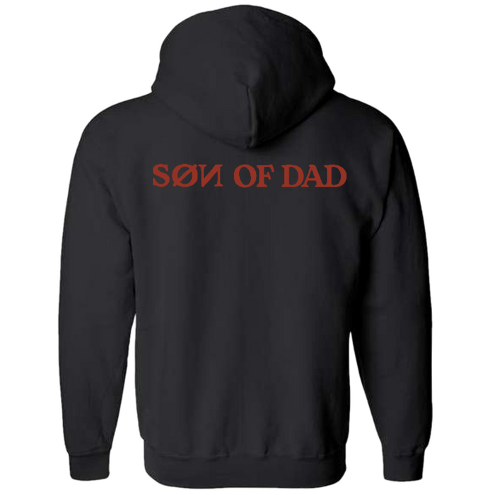 Black Zip Up Søn of Dad Hoodie