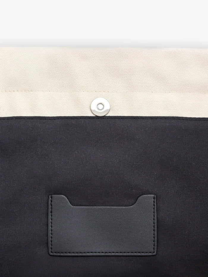 Blakely Label Tote Bag - Stone