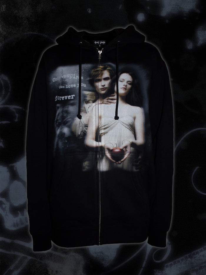"bloodsuckers" zip up hoodie