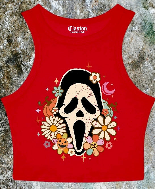 Bloom of Terror Racer Tee🌸 Claxton Creations GB