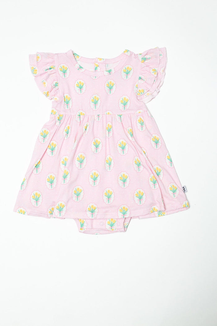 Bodysuit Dress - Fancy Tulips Goosies Baby & Toddler Clothing