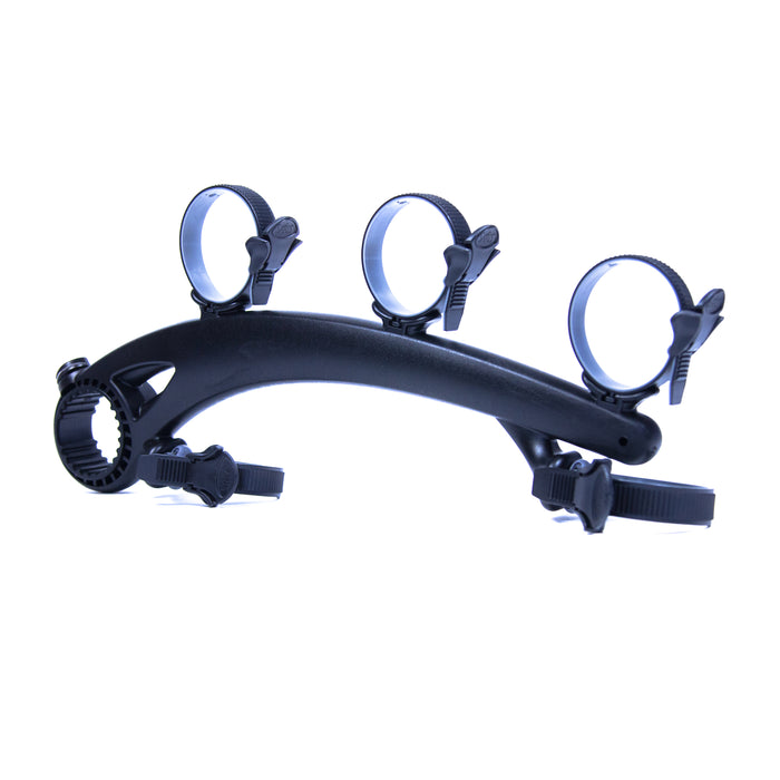 Saris Bones 3-Bike Trunk Rack — flexible arm trunk mounted rack