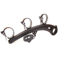 Saris Bones EX 3-Bike Trunk Rack — right arm extended, three hooks