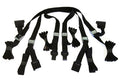 Saris Bones Nylon Strap and Hook Complete Set — all hooks and straps laid out together