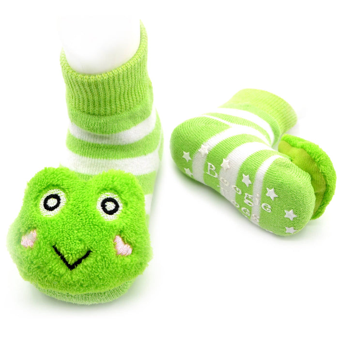 Boogie Toes - Green Frog 0-1 Year