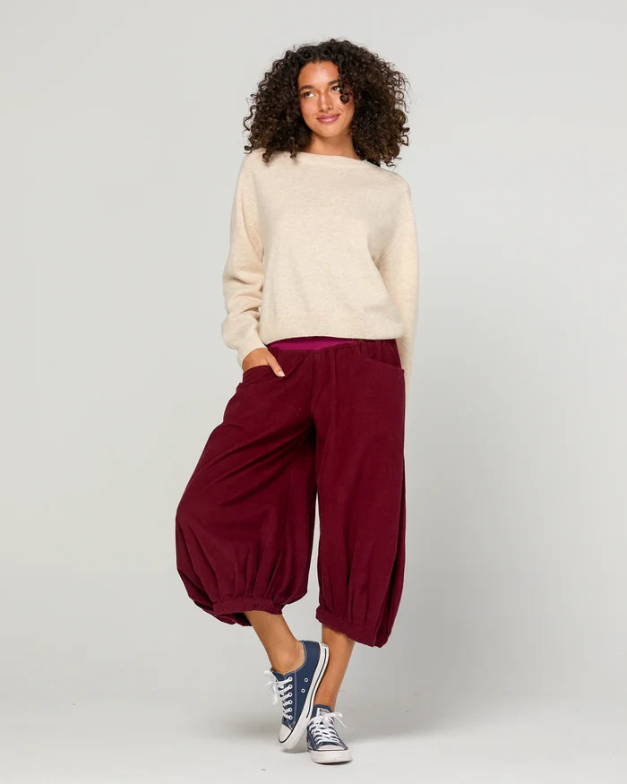 Boom Shankar - Cord Guru Pant - Merlot