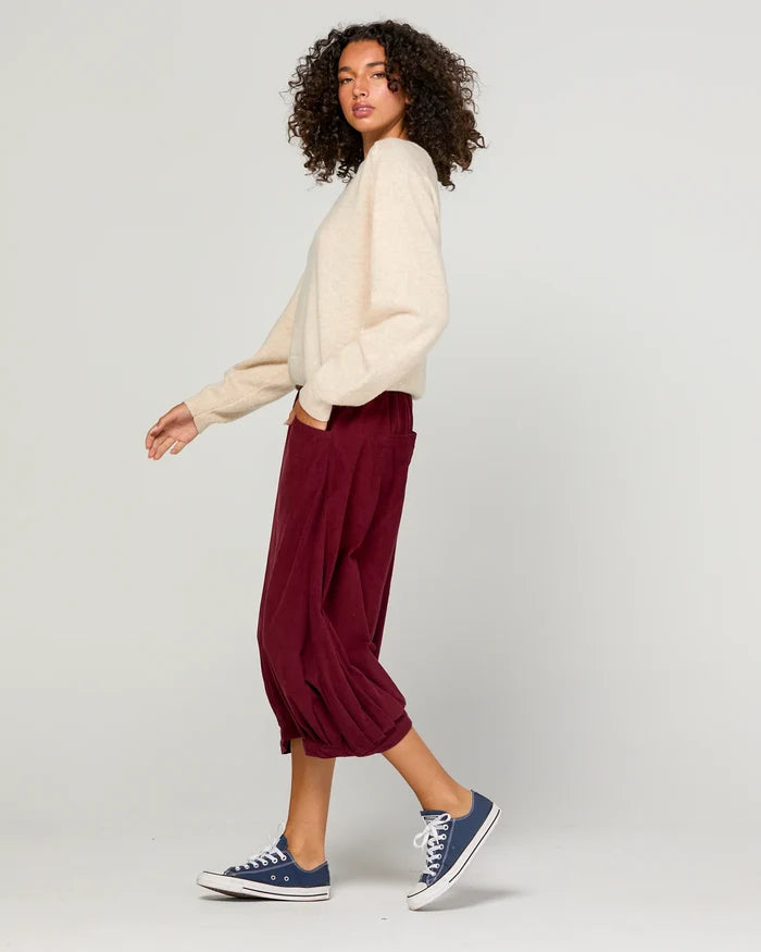 Boom Shankar - Cord Guru Pant - Merlot