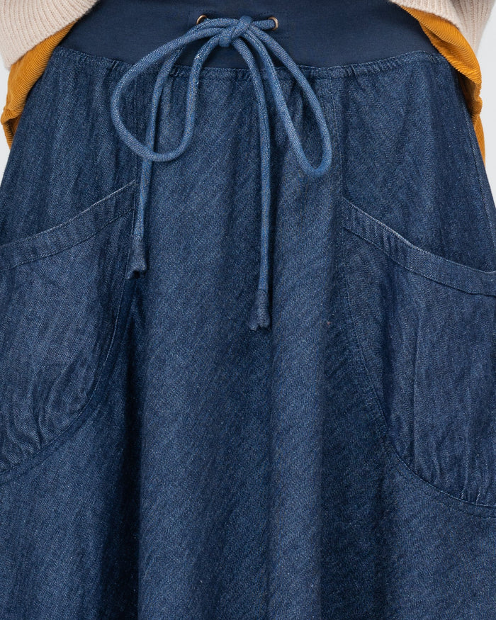 Boom Shankar - Guru Skirt - Dark Denim - AS-WLS01