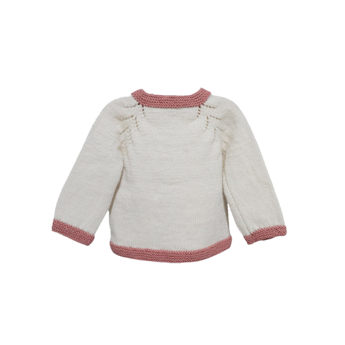 Border Brown Sweater for Baby | 100% Organic Wool - Mojopanda Organic  Store