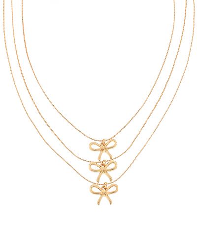 Bow Pendant Necklace