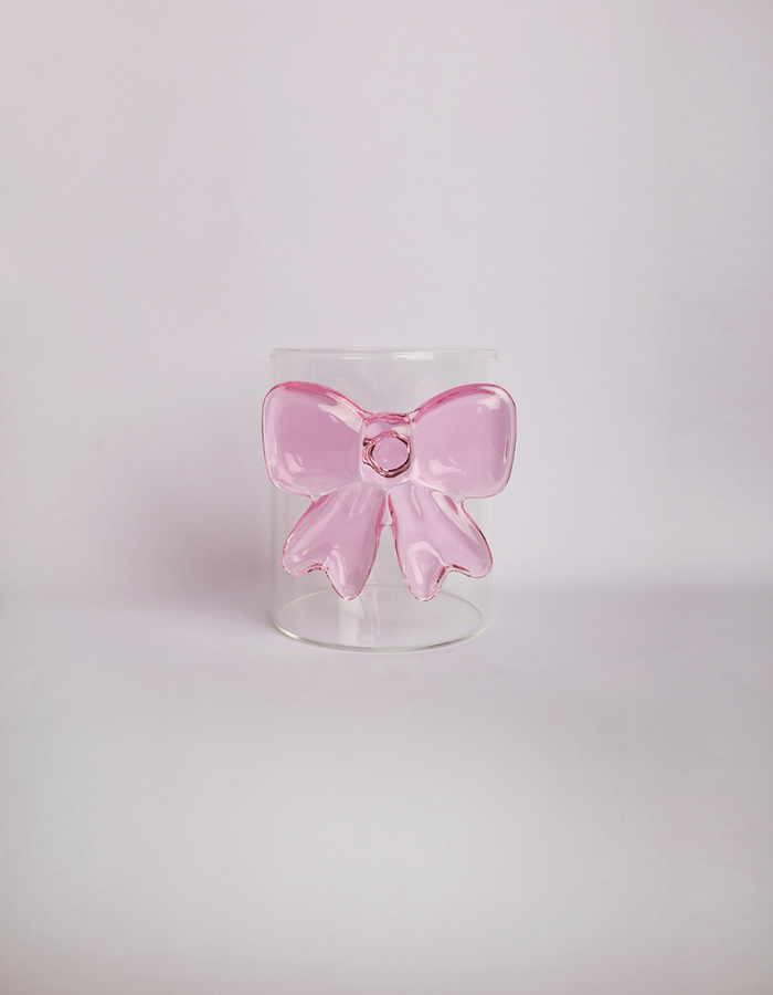 BOW TUMBLER PINK