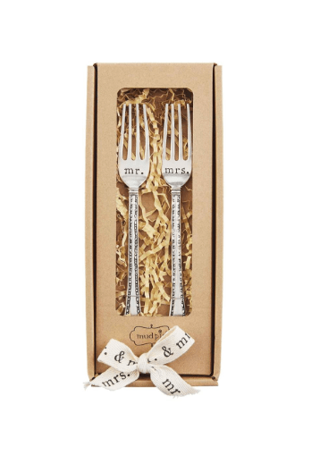 Boxed Wedding Fork Set Mud Pie Wedding Forks