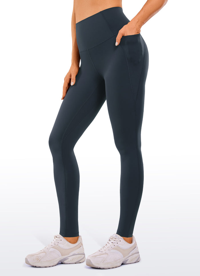 CRZ YOGA Womens Butterluxe Pockets Workout Leggings 30" True Navy