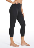 CRZ YOGA Women's Yoga Lounge High Rise Butterluxe Yoga Leggings 21'' Black