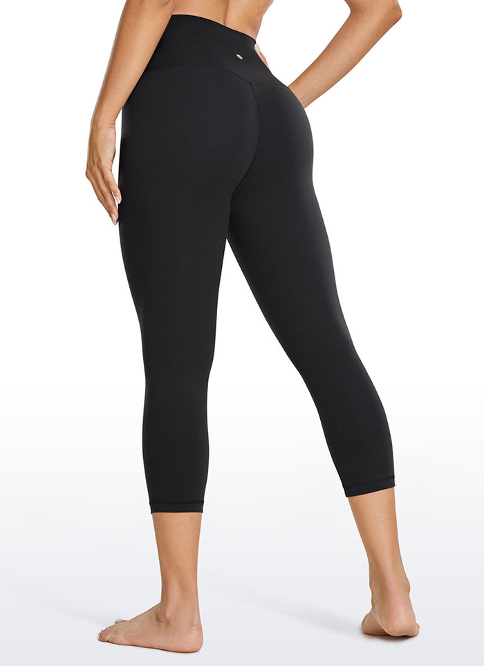 CRZ YOGA Women's Yoga Lounge High Rise Butterluxe Yoga Leggings 21'' Black