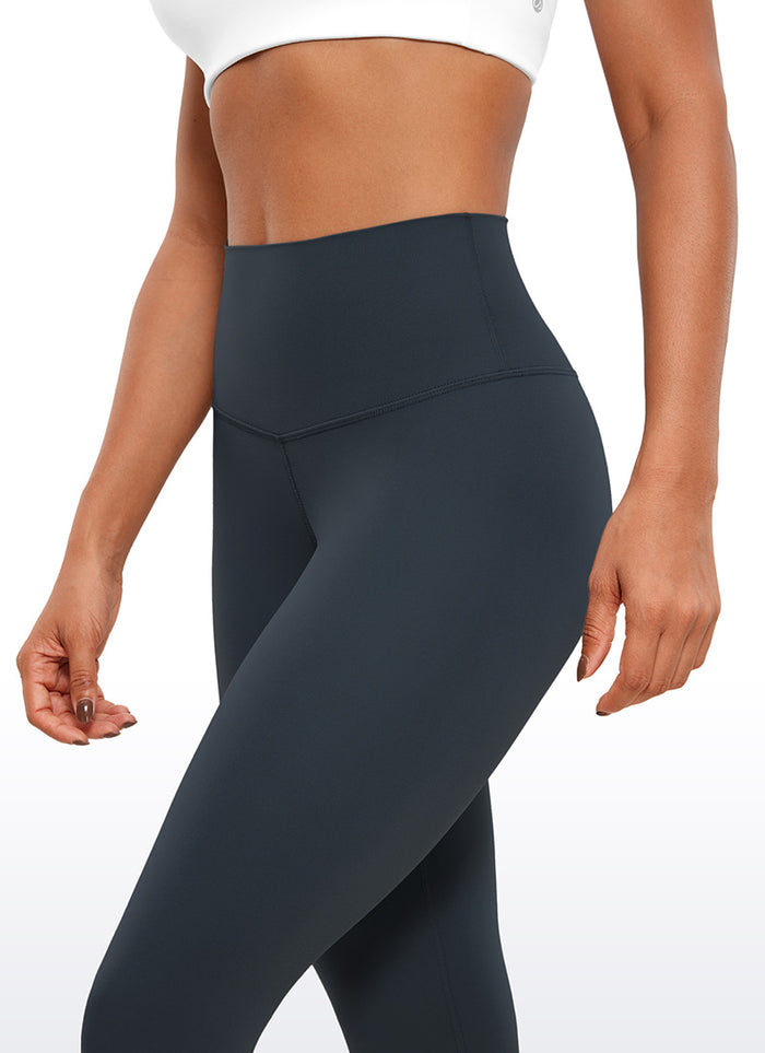 CRZ YOGA Women's Yoga Lounge High Rise Butterluxe Yoga Leggings 21'' True Navy