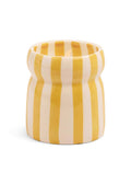 Cabana Ochre Striped Candle - Gold Coast - 6.5oz