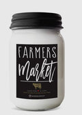Candle Mason Jar Farmers Market by Milkhouse Milkhouse Candles Candle