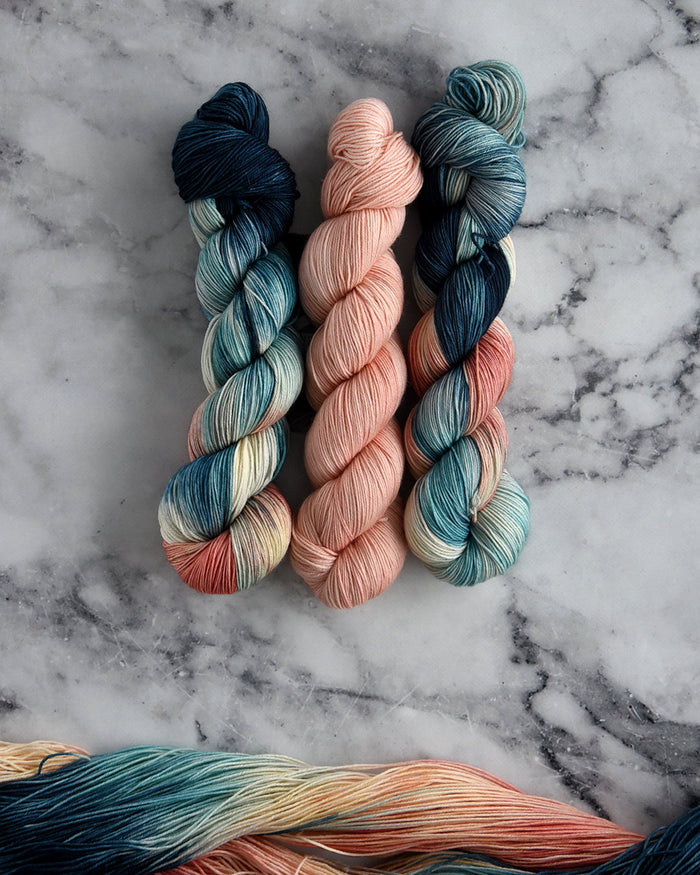Destination Yarn fingering weight yarn Postcard Capri, Italy
