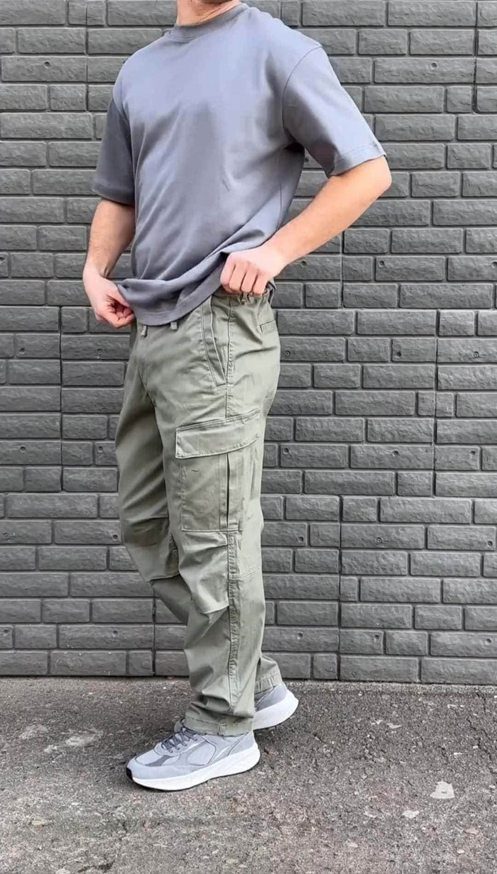 Cargo Pants - Khaki - Dubai Offers Today