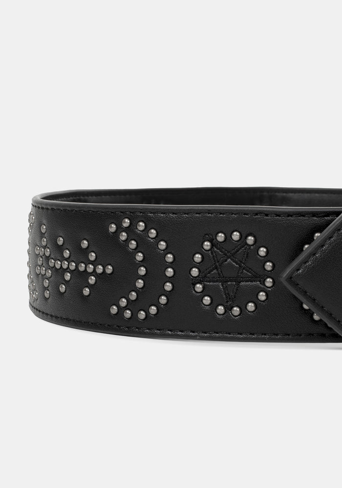 Celba Embroidered Rivet Belt