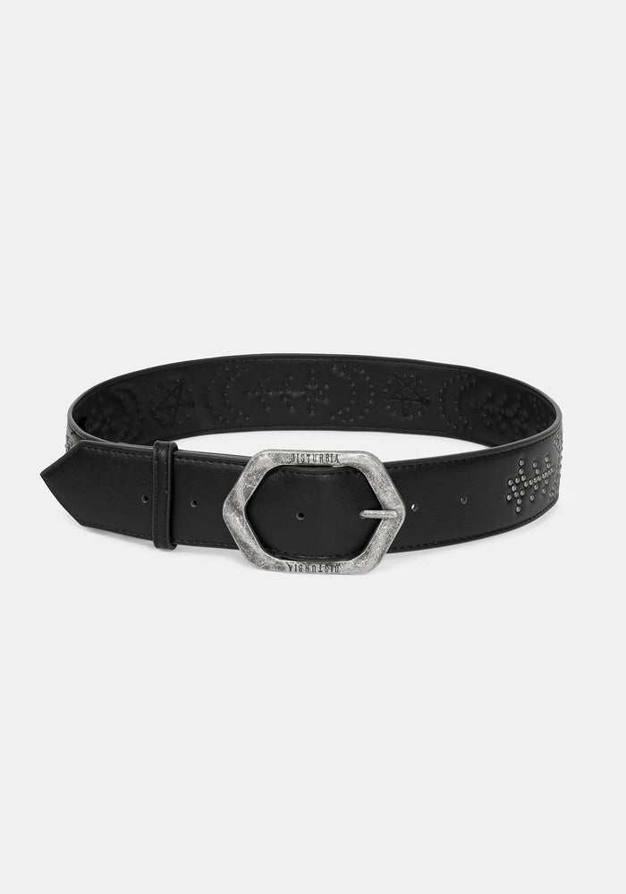 Celba Embroidered Rivet Belt