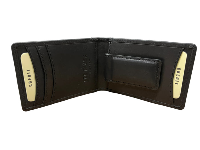 Celtic Hounds Leather Money Clip