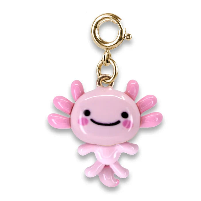 Charm It! - Gold Swivel Axolotl Charm