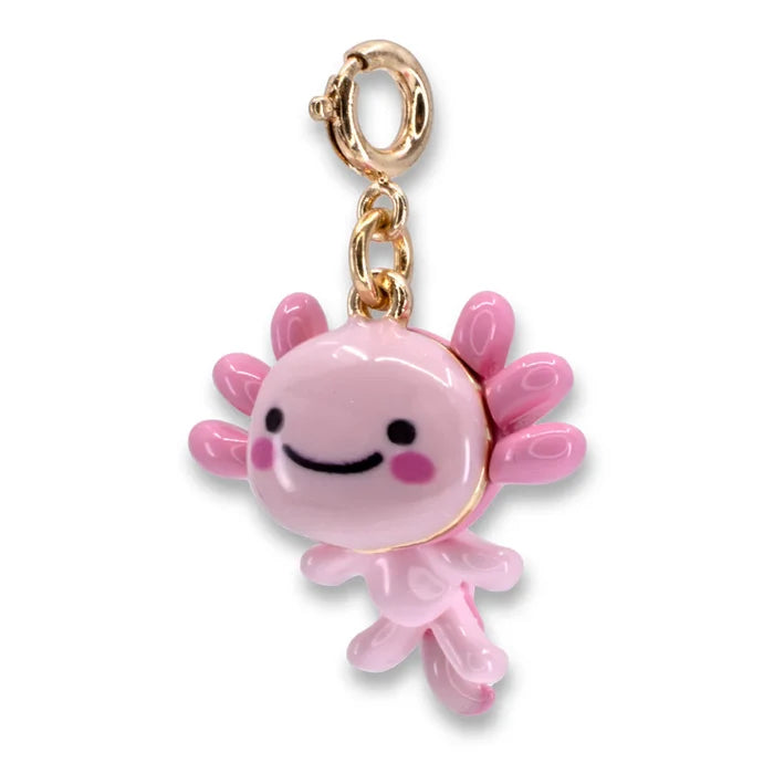 Charm It! - Gold Swivel Axolotl Charm