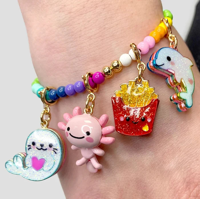 Charm It! - Gold Swivel Axolotl Charm