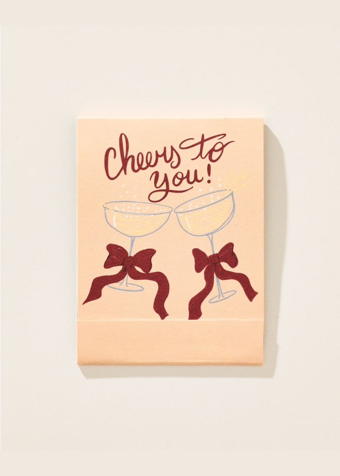 Cheers To You Matchbook