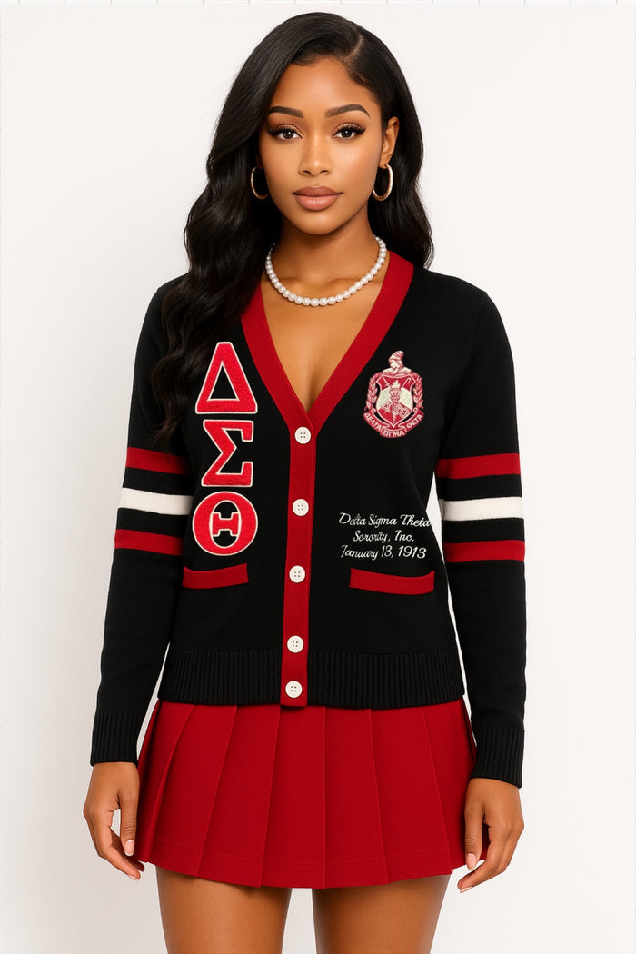 ΔΣΘ Chenille Cardigan