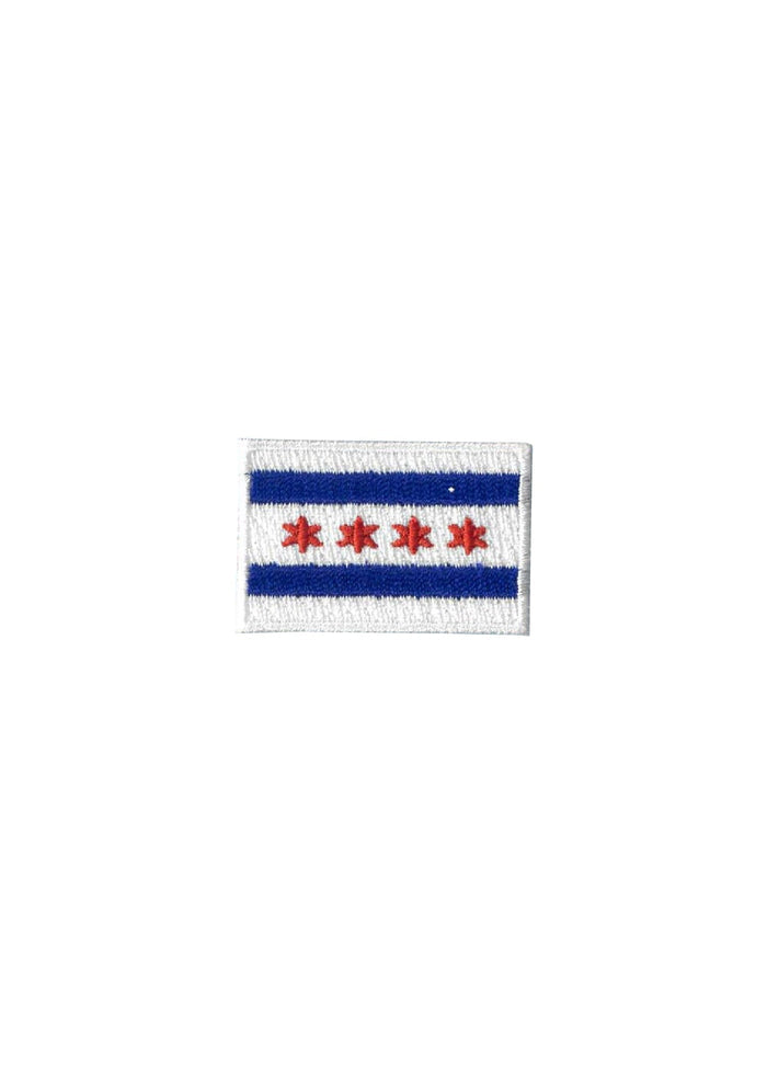 Chicago Flag Patch - Blue & Red