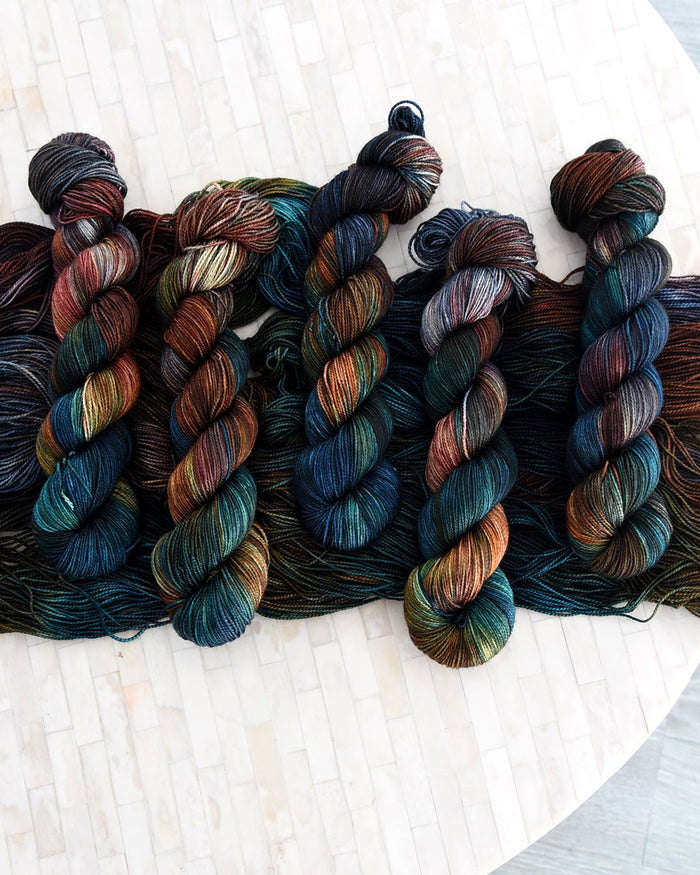 Destination Yarn fingering weight yarn Chisholm Trail