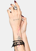 Chorx Layered Jet Chain Bracelet