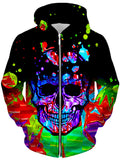 Chromatic Unisex Zip-Up Hoodie Big Tex Funkadelic Epic Hoodie