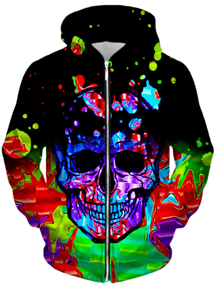 Chromatic Unisex Zip-Up Hoodie Big Tex Funkadelic Epic Hoodie