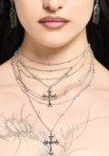 Chryx Layered Cross Necklace