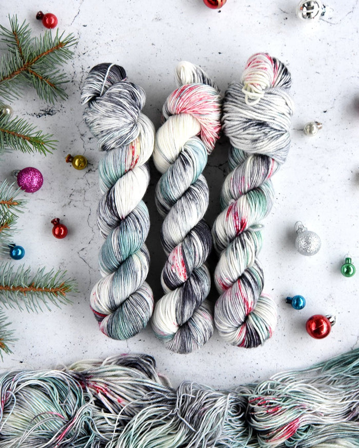 Destination Yarn fingering weight yarn Farmhouse Christmas