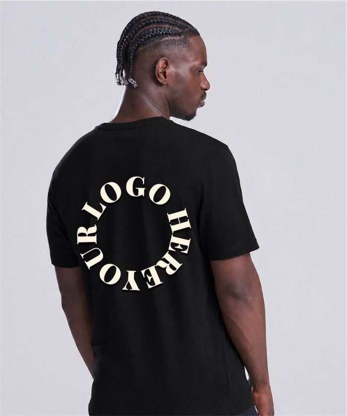 Claxton Creations GB -Customised Collection logo Black Tee Claxton Creations GB