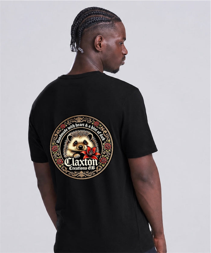 Claxton Creations GB -Customised Collection logo Black Tee Claxton Creations GB