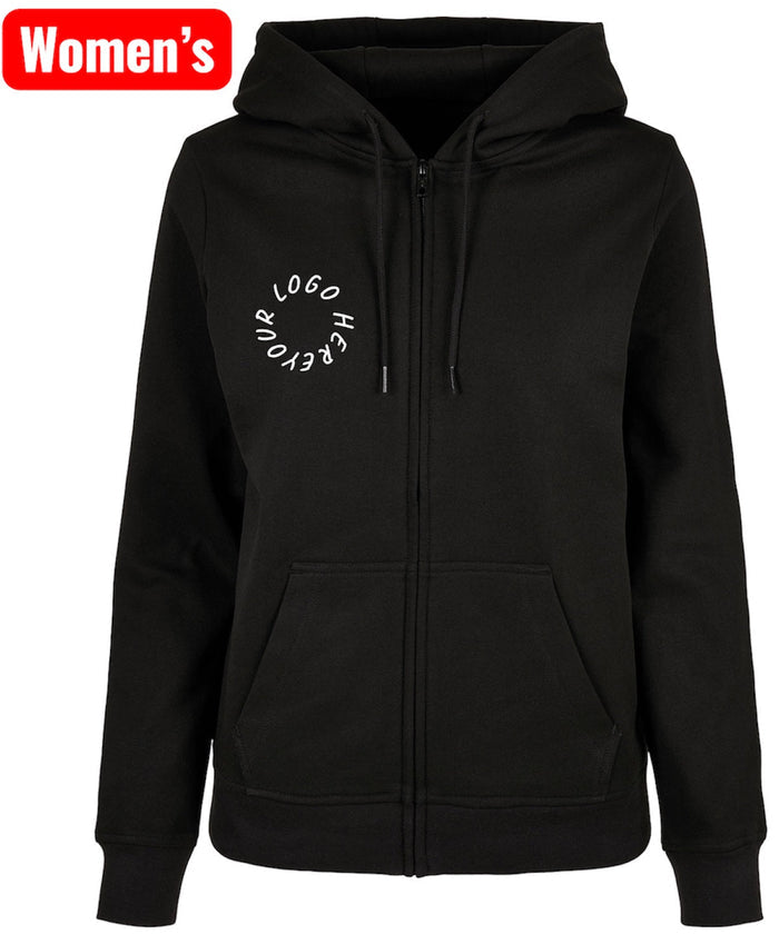 Claxton Creations GB -Customised Unisex Collection logo Zip Hoodie Claxton Creations GB