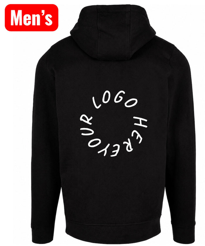 Claxton Creations GB -Customised Unisex Collection logo Zip Hoodie Claxton Creations GB