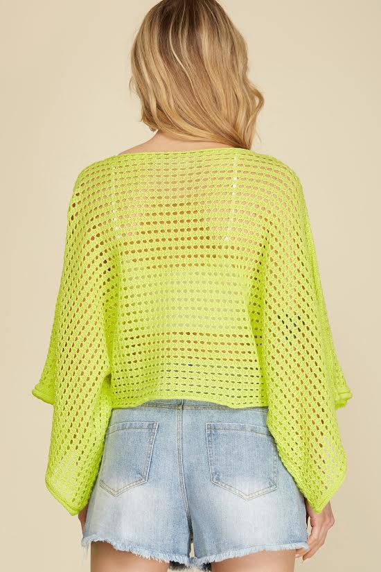 Coastal Escape Hollow Knit - SexyModest Boutique