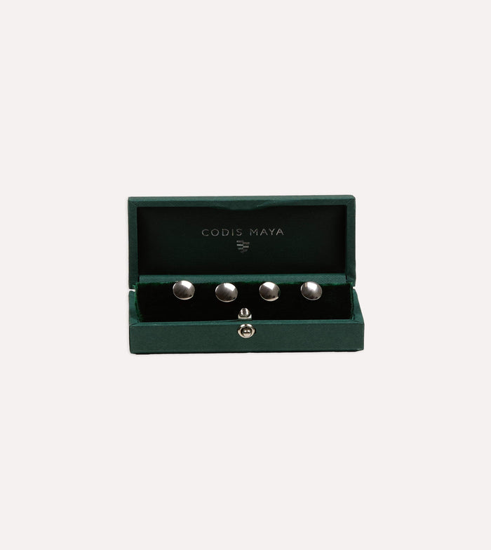 Codis Maya Rhodium Stud Set