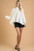 Collar Cascade Blouse - SexyModest Boutique