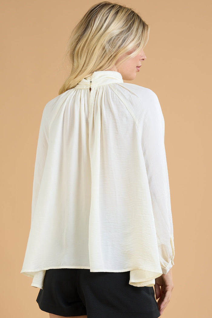 Collar Cascade Blouse - SexyModest Boutique