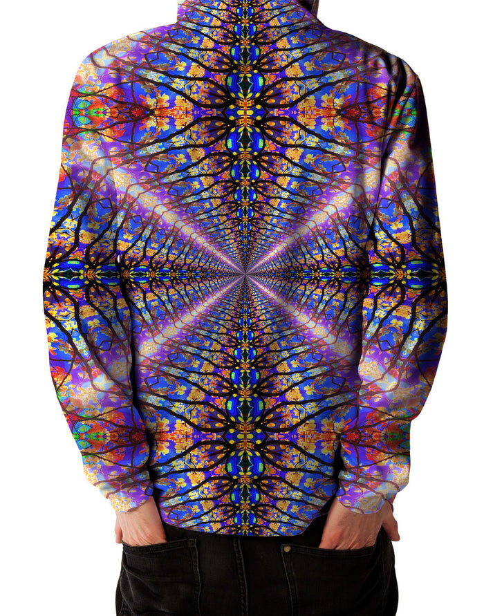 Color Tunnel Unisex Zip-Up Hoodie Lucid Eye Studios Epic Hoodie